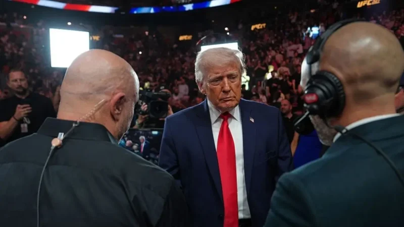 ‘Wow’: Trump Totally Embarrassed by UFC Commentator Who Made Jaw-Dropping Error on Live TV About Melania — And Fans Couldn’t Believe What They Heard