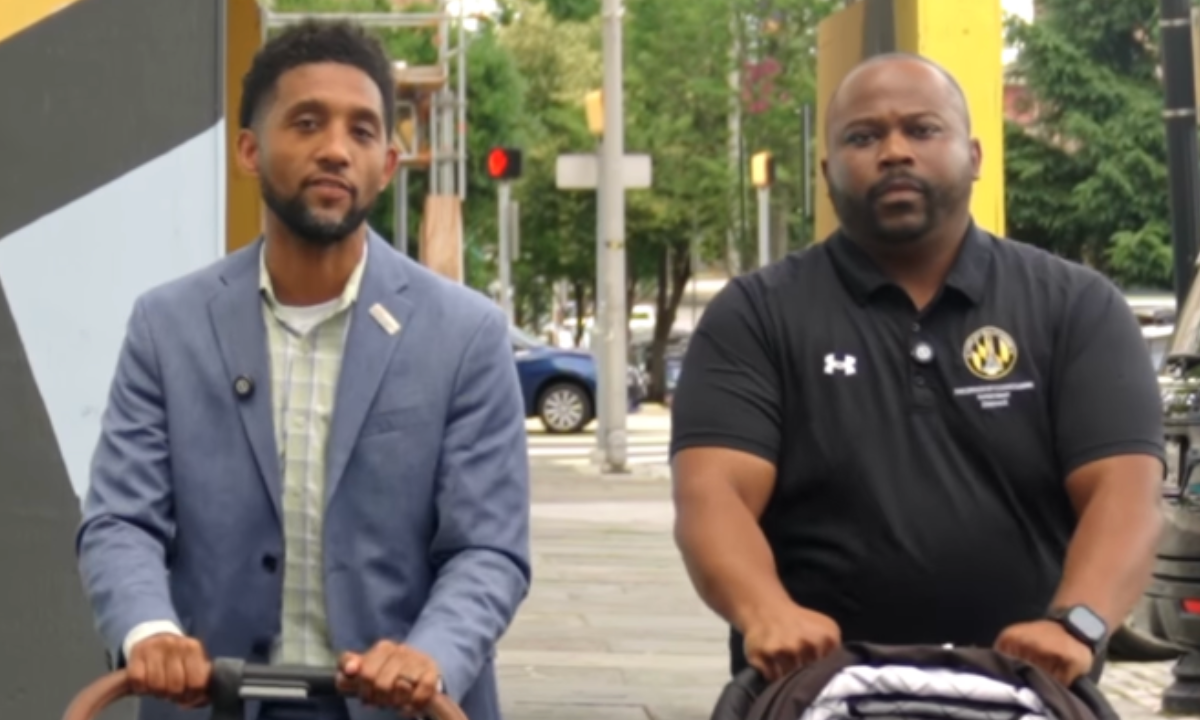 Baltimore Mayor Brandon Scott hosts Fathers’ Stroller Walk to dispel misperceptions of Black fatherhood
