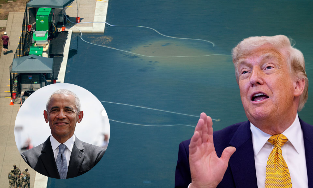 Trump has one simple answer for Reflecting Pool debacle: ‘Barack Hussein Obama’