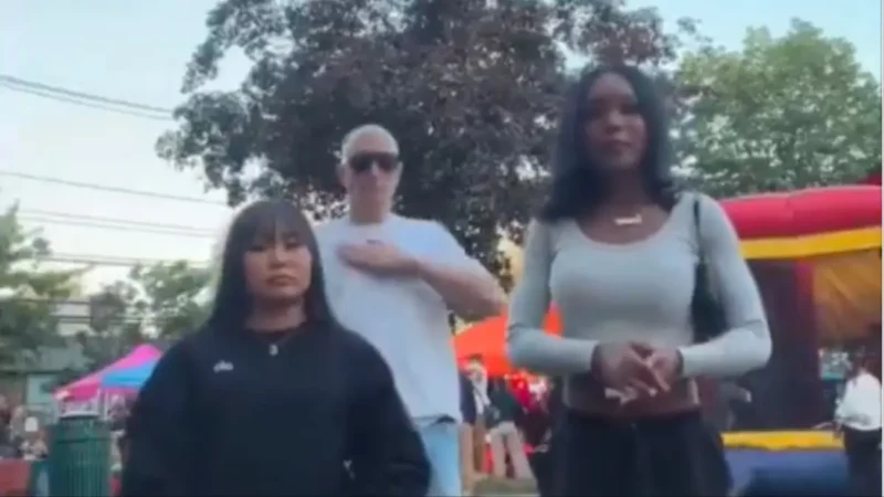 ‘Wouldn’t Dare Do This Near an Actual Man’: White Man Interrupts Video of Teen Girls Dancing to Make Racist Gesture. Now New York Officials Are After Him