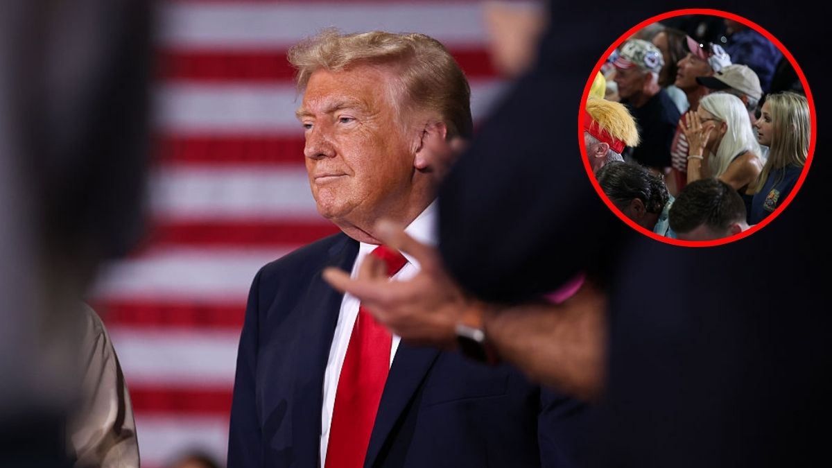 ‘Lady Thought He Was Going to Fall’: Trump Makes His Exit Off Stage Then Reaches for Help as Cameras Catch One Woman Bracing for the Worst