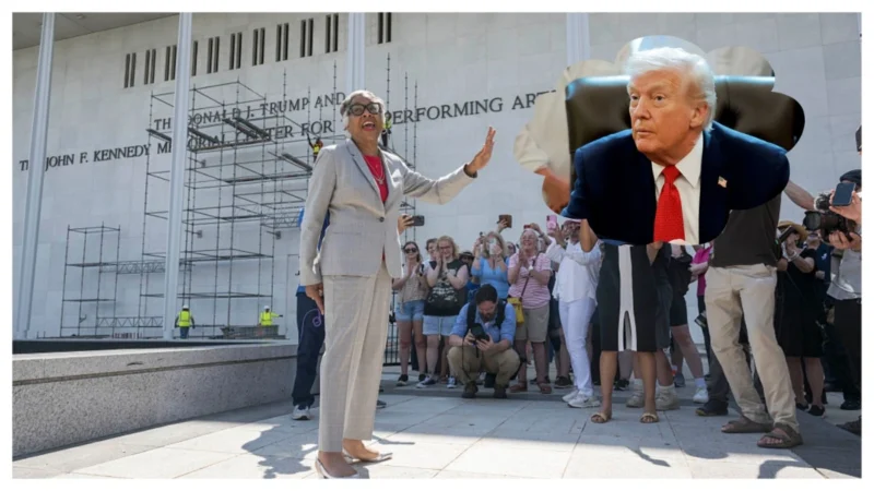 ‘The Win’: Trump Tried to Bury His Kennedy Center Humiliation Under a Tarp, But a Viral Video Filmed Inside Just Made Sure He’ll Never Live This Down