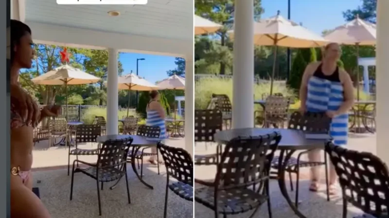 ‘Ma’am, Bye!’: Insecure White Woman Confronts Black Women Taking Photos at Public Because Her Husband and Children Were Around, Video Shows