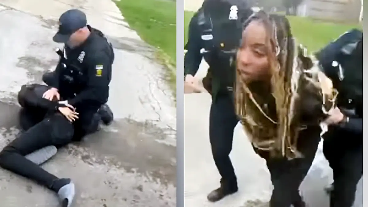 ‘Officer’s Ego Had Been Offended’: Ohio Cop Runs Stop Sign, Ignores White Kids Blocking Street, Then Slams Black Teen to Ground and Kneels on Her Neck