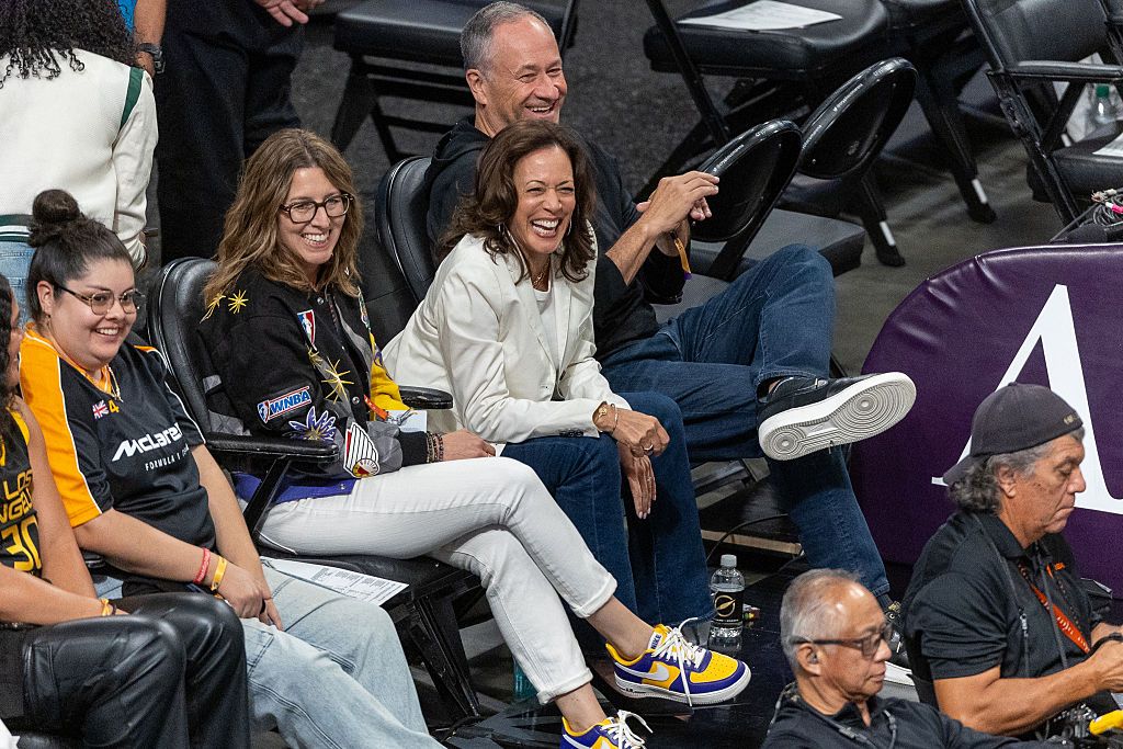 Kamala Harris Responds To LA Sparks DJ Jay Shalé After Viral Music Moment
