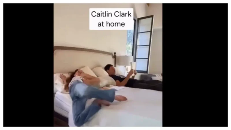 Caitlin Clark’s Flopping Antics Captured in Hilarious Viral Video