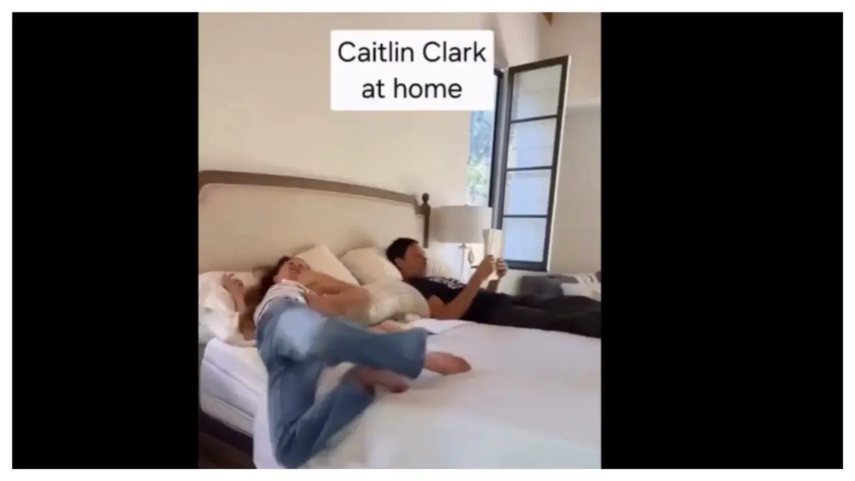 Caitlin Clark’s Flopping Antics Captured in Hilarious Viral Video
