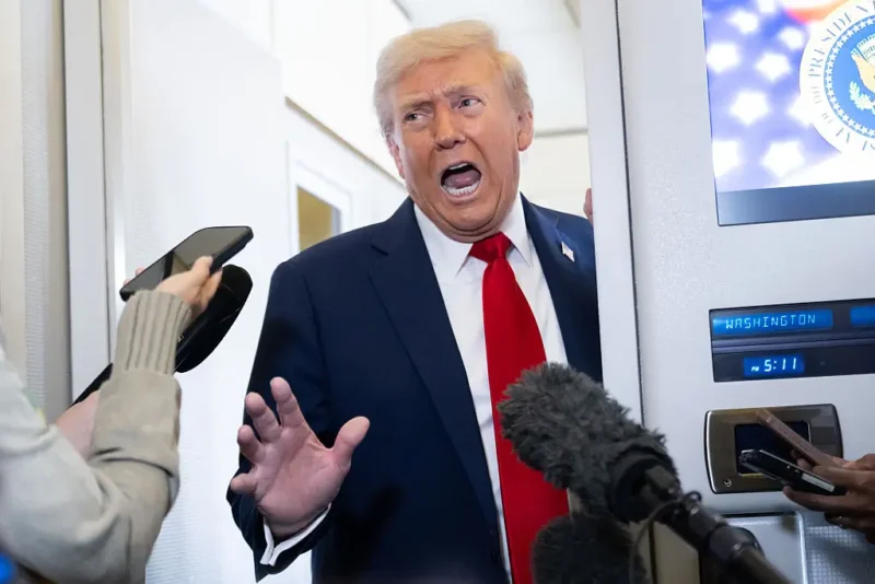 ‘What a Stupid Question!’: Trump’s Air Force One Blowup Goes Completely Off the Rails as He Insults Another Female Reporter, and When She Pushes Back, He Takes a Bizarre Detour
