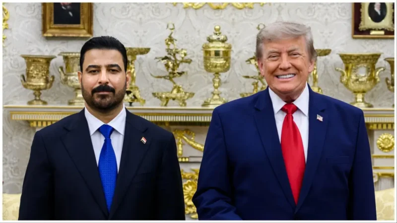 ‘Always Touching People!’: Trump Accused of Growing More Unhinged by the Day as Cameras Catch His Uncomfortable Comments and Bizarre Gesture Toward Iraqi Leader on Live TV