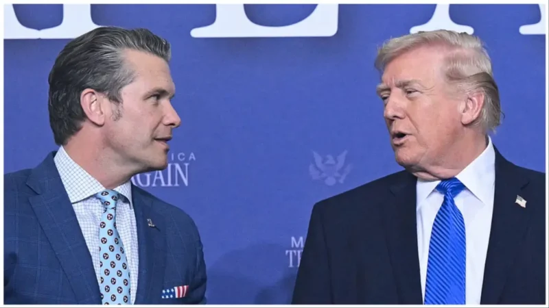 ‘Don’t Fall Over!’: Trump’s Battery Runs Out Mid-Event as He Slumps Forward and Drifts Completely Away, as Pete Hegseth Scrambles to Save Him While Cameras Catch it All