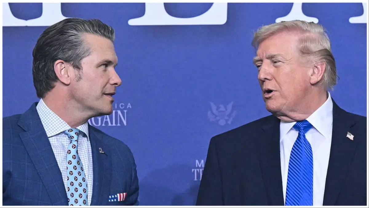 ‘Don’t Fall Over!’: Trump’s Battery Runs Out Mid-Event as He Slumps Forward and Drifts Completely Away, as Pete Hegseth Scrambles to Save Him While Cameras Catch it All