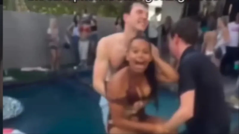‘Please, No, My Hair!’: Black Woman’s Desperate Pleas Ignored as She’s Grabbed and Thrown into Pool by Two White Men at Summer Party