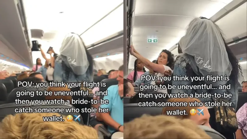 ‘Oh No, Excuse Me’: Black Bride-to-Be’s Trip Turns into Airplane Showdown After White Woman Denies Having Her Wallet, Then Hands It Over Before Removal