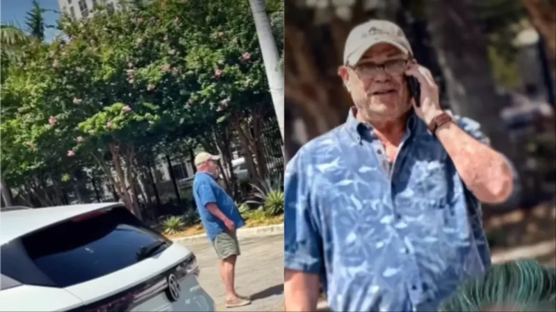 ‘It’s a Black Man!’: White Florida Driver’s Fake 911 Call Over an EV Charging Spot Backfires Big Time After a Bystander Catches It All on Camera