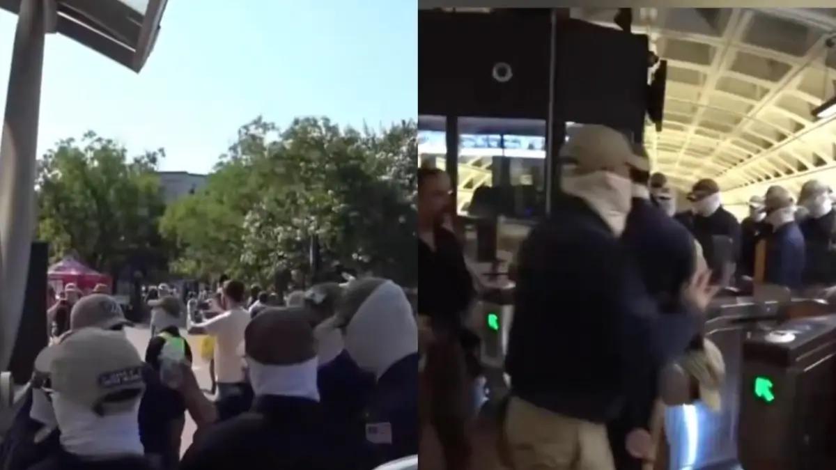 ‘Loud and Proud!’: White Supremacists Take Over D.C. As Trump Celebrates Return of Slave Owner Statue on July Fourth