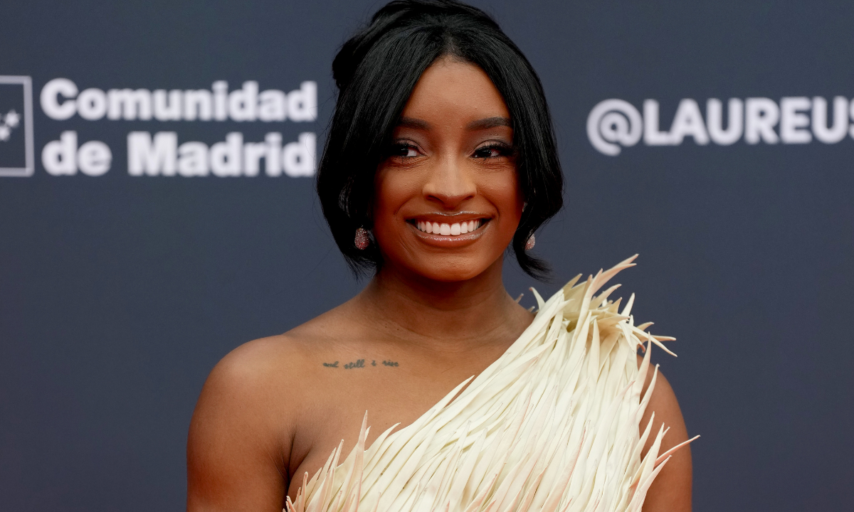 Amid backlash for attending Taylor Swift’s wedding, Simone Biles reminds fans that some things aren’t meant for social media