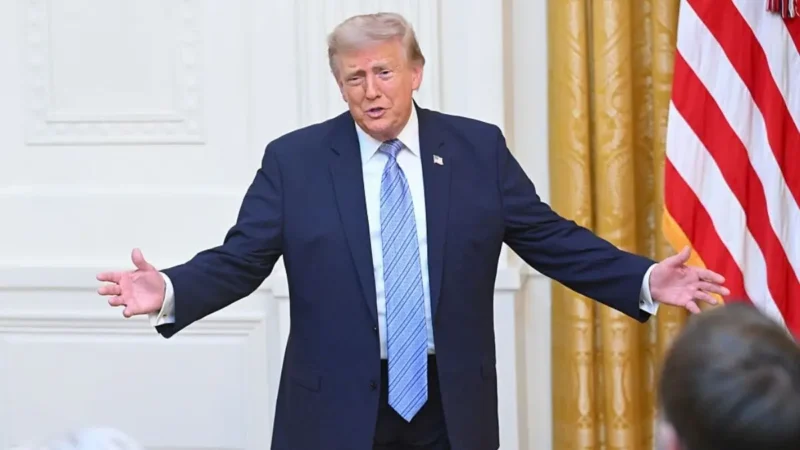 ‘He’s Fully Gone’: Trump’s Awkward Swaying and Blank Stare Trigger White House Panic as Team Caught Red-Handed Trying to Cover Up Disturbing New Video