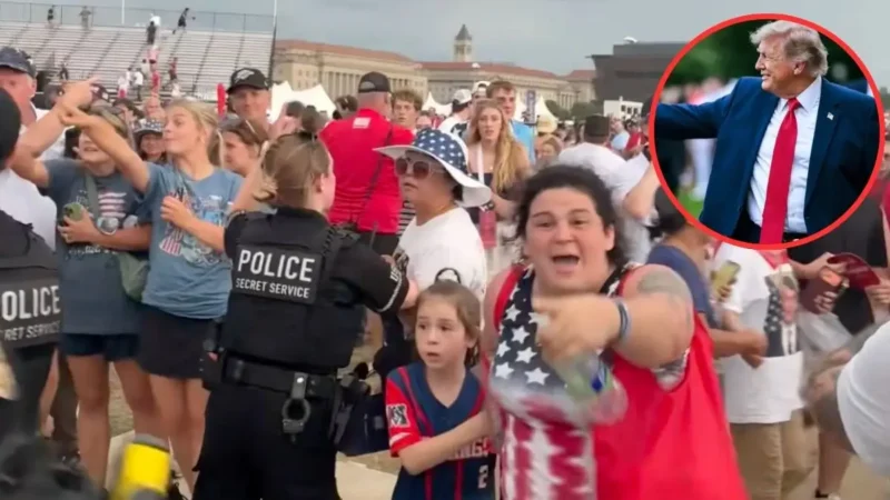 ‘They Look Scared’: Trump’s Fourth of July Celebration Erupts Into Chaos as Secret Service Rushes the Crowd—and MAGA Supporters Scramble for Cover