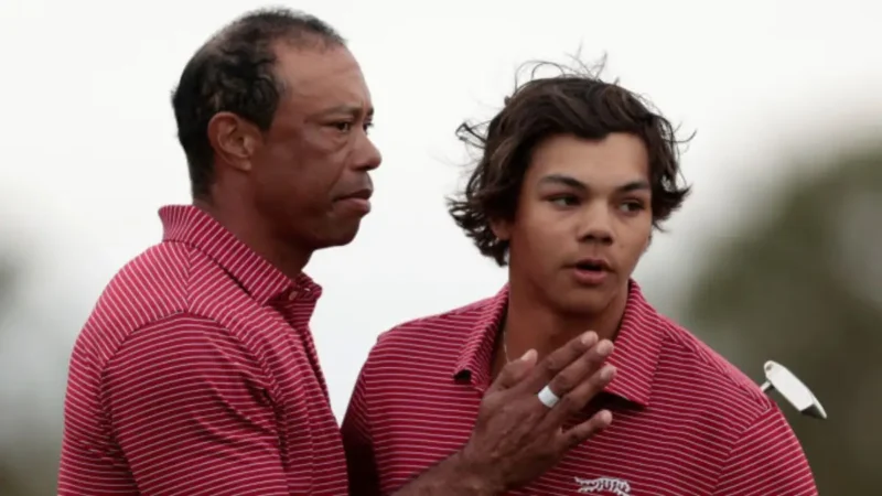 ‘Like Father, Like Son’: Tiger Woods’ Son Charlie Drops F-Bomb, Kicks Club, Then Snaps at Spectator as U.S. Junior Amateur Dream Slips Away