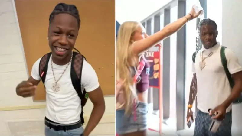 ‘OMG, I Can Barely See’: Kai Cenat’s Streamer University Erupts Into Chaos After Female Streamer Douses Rakai with Water, Then Instantly Regrets It