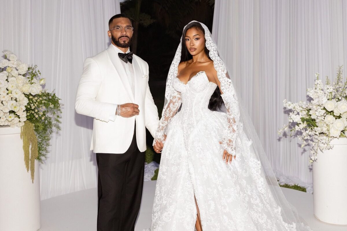 P-Valley’ co-stars Tyler Lepley and Miracle Watts officially tie the knot after years together