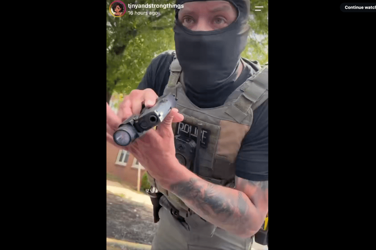 Woman Captures Moment ICE Agent Points A Gun In Her Face [Op-Ed]