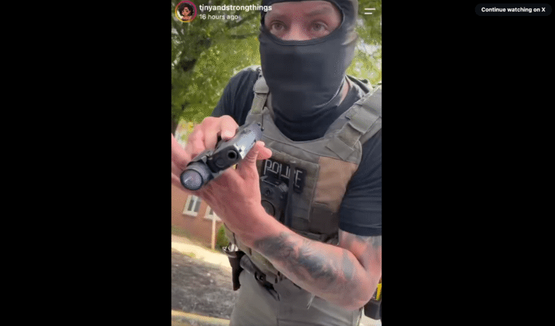 Woman Captures Moment ICE Agent Points A Gun In Her Face [Op-Ed]