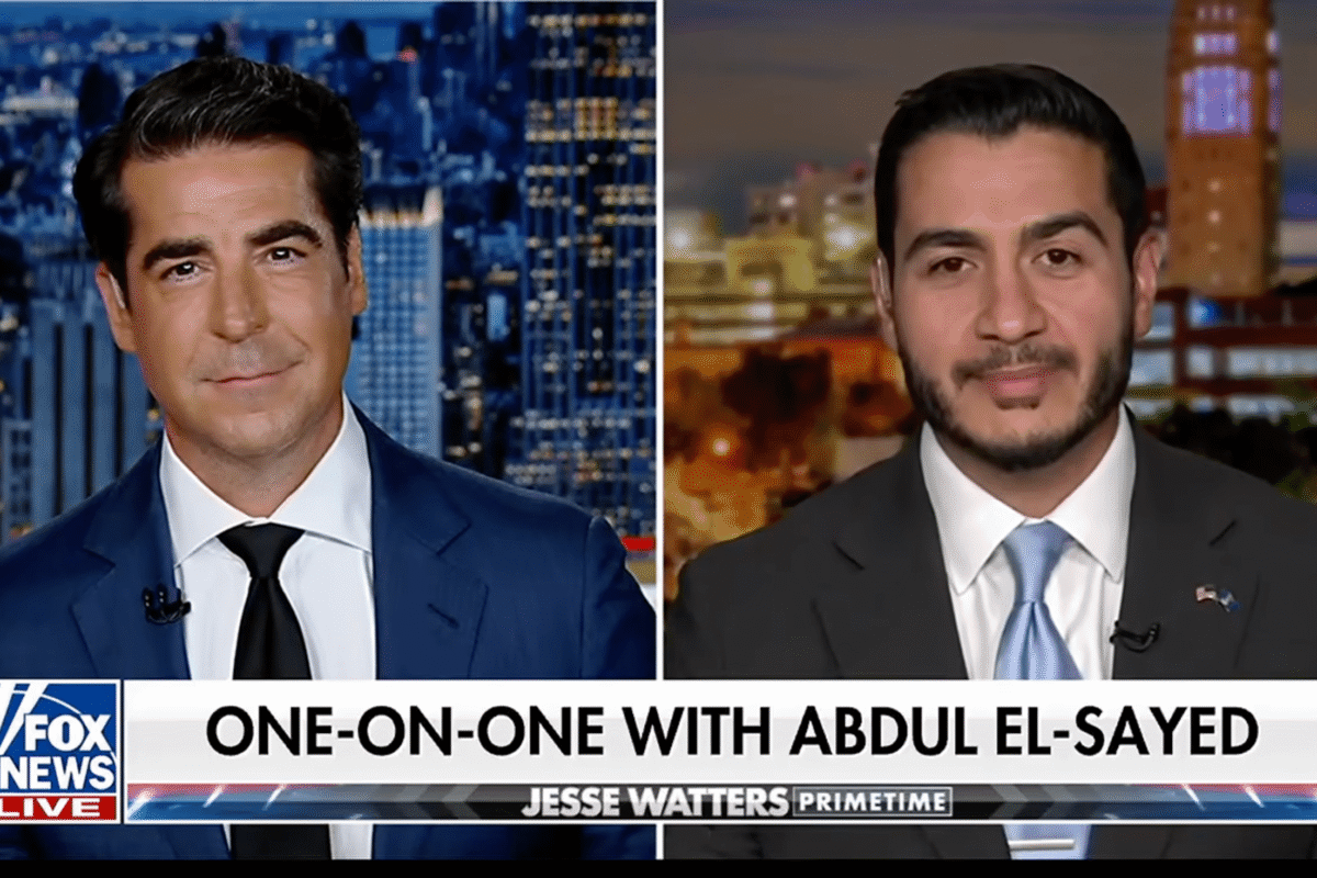 Abdul El-Sayed Talks About Failing Economy While Jesse Watters Predictably Focuses On Culture War [Op-Ed]