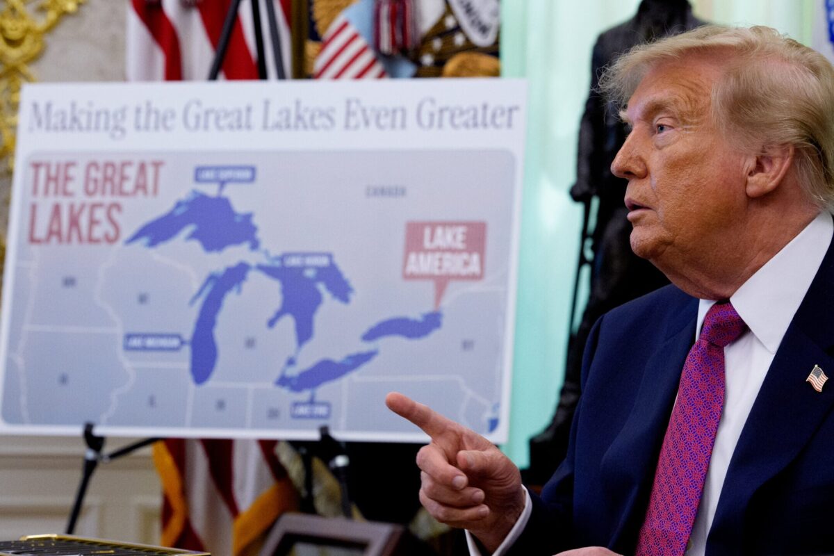 Trump’s latest renaming effort turns Lake Ontario into ‘Lake America’
