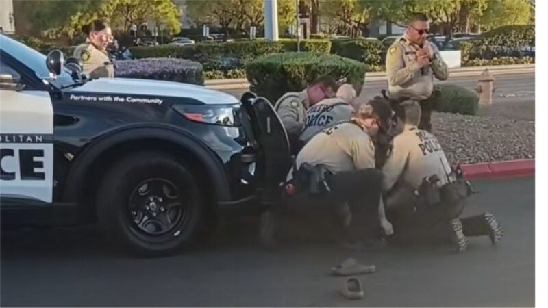 ‘I Can’t Feel My Arm!’: Black Man Pleads for Help As Las Vegas Cops Drag Him Out of Car with Newborn in Backseat During Violent Arrest Caught on Video