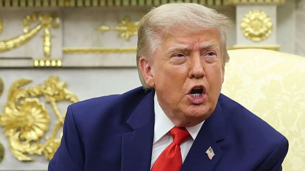 ‘What is This’: Trump Tells the Room to Hurry Up, Says He’s Leaving Early — Then Later Takes Off His Jacket, and Cameras Catch What’s All Over His Arm