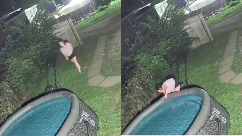 ‘Wild’: White Woman Caught on Camera Deflating Pool a Single Mom Spent Days Setting Up Allegedly Over Sound of Children’s Laughter
