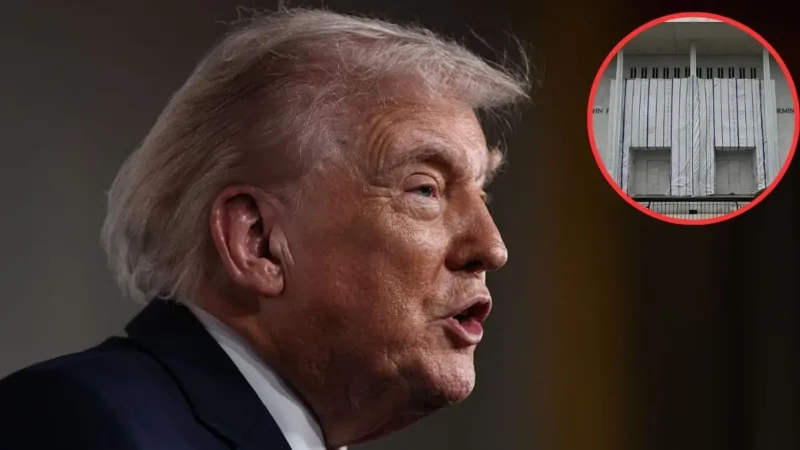 Trump Kennedy Center Tarp Bombshell: The Real Reason It’s Still There Is Exposed — and Critics Say the Truth Is Worse Than the Cover-Up