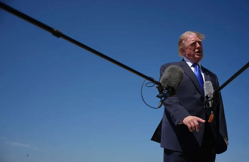 ‘Are You Sure This Plane Is Safe?’: Trump Brushes Off Air Force One Mishap Weeks After Catering Truck Escape Bombshell