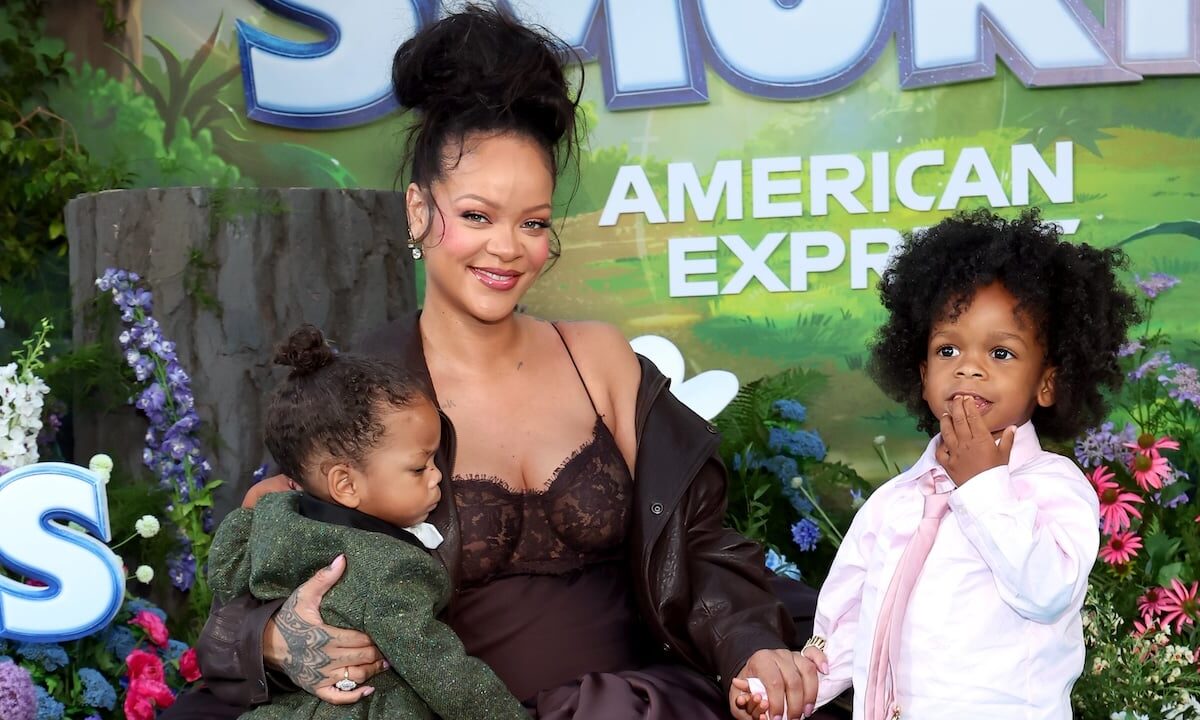Rihanna and son Riot join A$AP Rocky onstage in Copenhagen