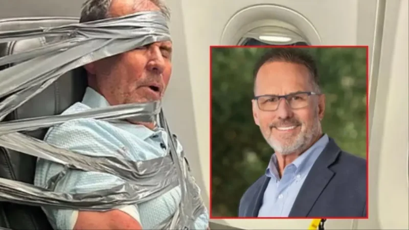 ‘Pretty Volatile Situation’: White Man Duct-Taped, Zip-Tied to Airplane Seat After Racist Outburst — Then Viral Video Follows Him Straight to Work