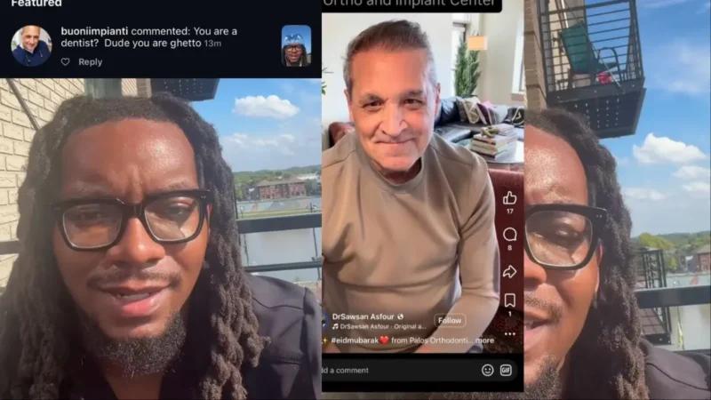 ‘If You F Around, You’ll Find Out’: Black Dentist Fires Back in Viral Video After White Colleague Called Him ‘Ghetto’ for Having Locs