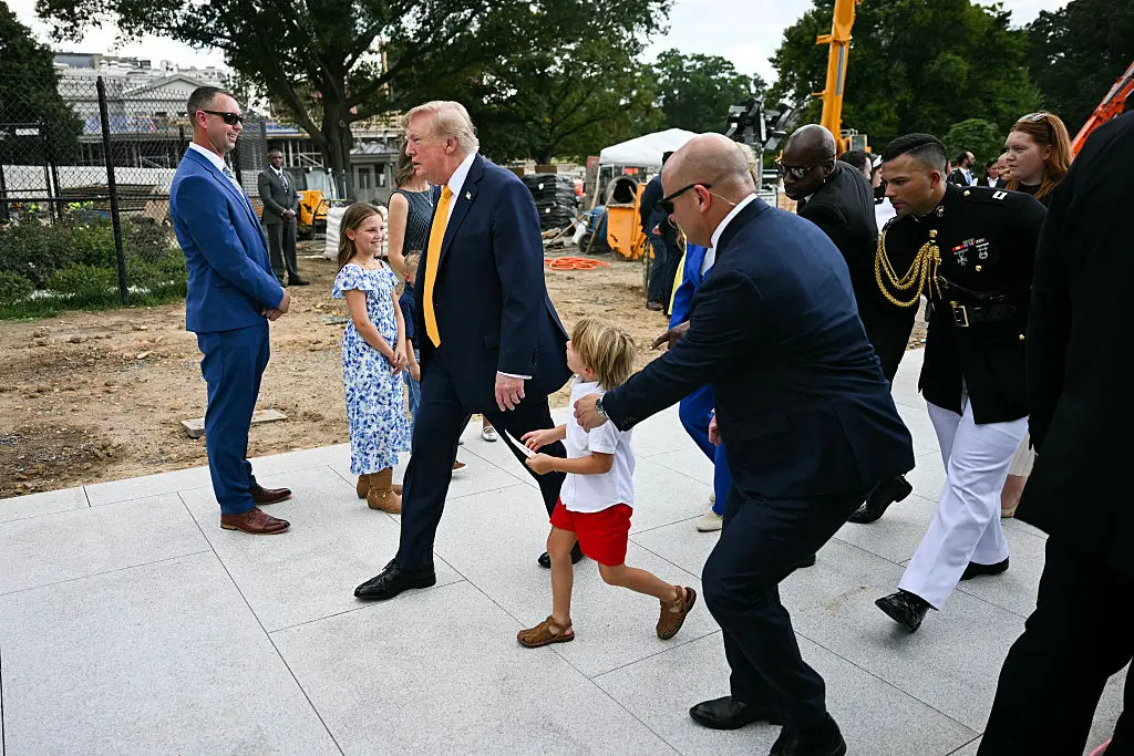 ‘Unreal!’: Cops Guarding Trump Blow Their Own Cover in Bizarre Mix-Up That Leaves a BBC Host Fighting Not to Laugh on Air