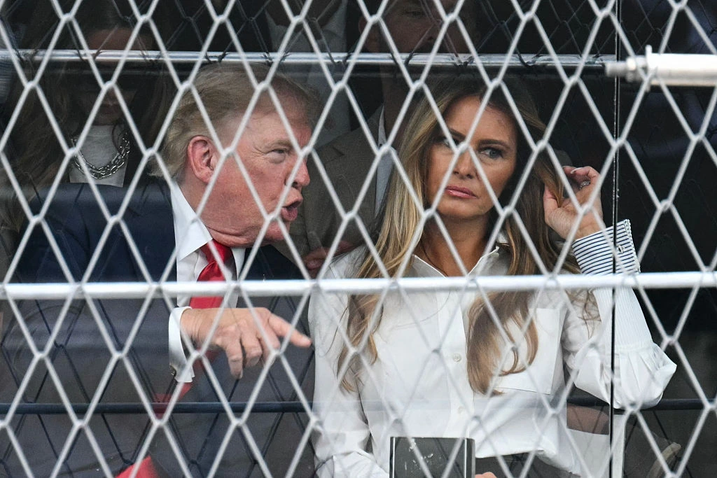 ‘I Don’t See That’: Trump’s Wild Story About Getting Handsy With Melania Takes an Awkward Turn — He Didn’t Realize Cameras Caught the Whole Thing