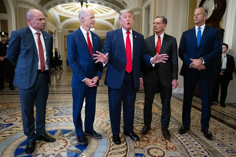 ‘Didn’t Want to Go Anyway’: Trump’s ‘Love Fest’ Falls Apart as 45 Republicans Head for the Exits — and Their Excuses Are Getting Awkward