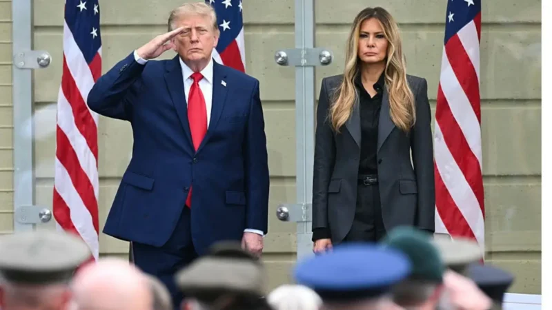 ‘What a Disgrace’: Trump Has an Awkward Moment Beside Melania — Then Looks Around in Shock to See If Anyone Caught It